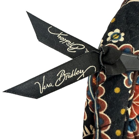 Vera Bradley Paisley Shoulder Bag Adjustable Strap Zipper Closure Multi-Color - Picture 3 of 7